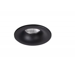 Lampa wpuszczana oczko LED Czarny YUCA FIXED H0103 MaxLight