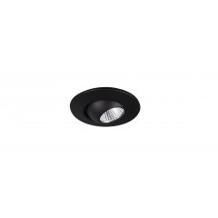 Lampa wpuszczana oczko LED Czarny YUCA ROUND H0105 MaxLight