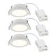 Zestaw 3x oprawa wpuszczana oczko IP65 LED 4.4W OLEA 3-KIT 2510400101 Nordlux