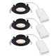 Zestaw 3x oprawa wpuszczana oczko LED 4.8W MONOLO 3-KIT 2510310103 Nordlux