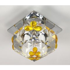 Oprawa wpuszczana oczko SK-49 CH / WH + YE 2217409 Candellux