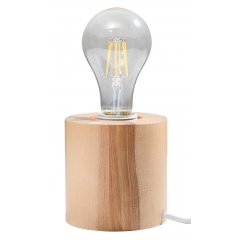 Lampa stołowa SALGADO naturalne drewno SL.0674 Sollux