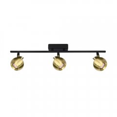 Lampa reflektor spot LAFIN SPL-45379-3R-BK-GD Italux