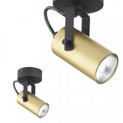 Lampa reflektor spot REDO BLACK / GOLD 2793 TK Lighting
