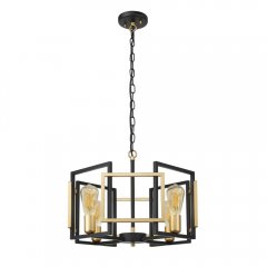 Żyrandol PRIMERO PND-44003-4-BK-GD Italux