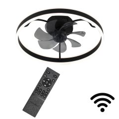 Lampa sufitowa z wentylatorem - Lampowentylator WiFi LED 40W z pilotem FANFY 71337 Rabalux