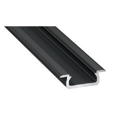 Profil aluminiowy czarny typ "Z" 1m + klosz mleczny EKPR6381 Eko-light