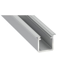 Profil aluminiowy srebrny typ "G" 1m + klosz mleczny EKPR6559 Eko-light