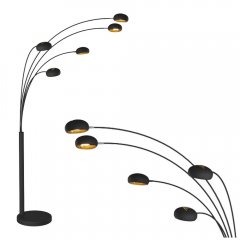 Lampa podłogowa BRANCA TS-5805-BKGO Zuma Line