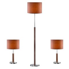 Lampa podłogowa stołowa Barnett 97031-3BR komplet Italux