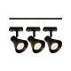 Zestaw 3x lampa reflektor spot szynowy EIK LINK 3-SPOT + 1M 2510399903 Nordlux