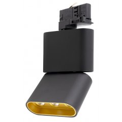 Lampa reflektor spot do szynoprzewodu LED czarny MARVEL S0002 MaxLight