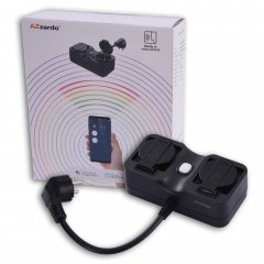Podwójna wtyczka WiFi zewnętrzna 10A SMART AZ3223 Azzardo