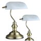 Lampa biurkowa bankierka ANTIQUE 2492 Globo