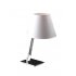 Lampa biurkowa biała/satyna ORLANDO 5103T/WHNM MaxLight