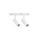 Lampa reflektor spot szynowy ALFA NIKO TRACK MAGNETIC 2LINE 2X12W LED 20W 2700K biały AZ6515 Azzardo