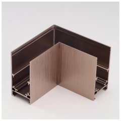 Łącznik narożny A czekoladowy do szynoprzewodów magnetycznych Alfa Track Magnetic52 AZ6363 Azzardo