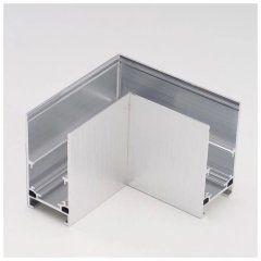 Łącznik narożny A srebrny do szynoprzewodów magnetycznych Alfa Track Magnetic52 AZ6365 Azzardo