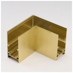 Łącznik narożny A złoty do szynoprzewodów magnetycznych Alfa Track Magnetic52 AZ6364 Azzardo