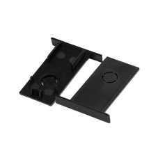 Zaślepka końcowa czarny do szynoprzewodów magnetycznych Alfa Track Magnetic52 AZ6372 Azzardo