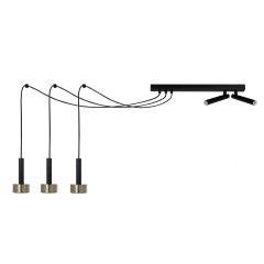 Lampa wisząca pająk z reflektorami STAMP 3 41258 Sigma Lighting