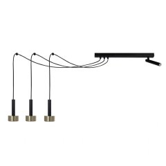 Lampa wisząca pająk z reflektorem STAMP 3 41257 Sigma Lighting