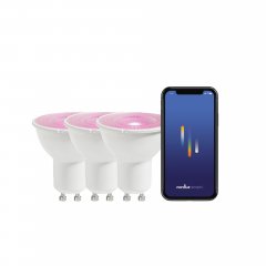 Zestaw żarówek 3xGU10 SMART Bezbarwny 380lm 2200-6500K 2270061000 Nordlux