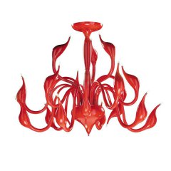 Lampa sufitowa Swan MX8098-18A RED Italux