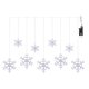Sople śnieżynki IP44 131 LED 160x95cm zimna biel DCGC02 EMOS