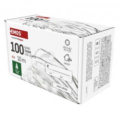 Światełka nano łezki IP44 100 LED 10m zimna biel D3AC01 EMOS