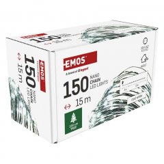 Światełka nano łezki IP44 150 LED 15m zimna biel D3AC05 EMOS