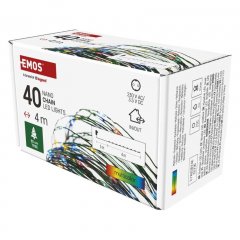 Światełka nano łezki IP44 40 LED 4m multikolor D3AM01 EMOS
