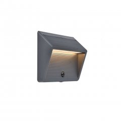 Lampa natynkowa ścienna LED 11,5W solarna z czujnikiem LINKO SOLAR 6912301335 Lutec