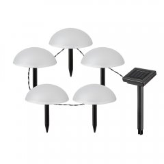 Ozdobne zewnętrzne solarne lampki LED 1W TREPPIO 77008 Rabalux