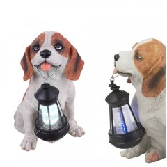 Lampa solarna LED 0,06W Pies z latarnia SOLAR 33371 Globo