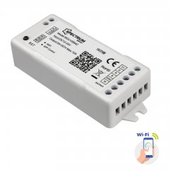 Kontroler do pasków LED RGBW + CCT + DIMM 12 / 24V DC 120W / 240W Wi-Fi SMART WOJ + 05642 Spectrum