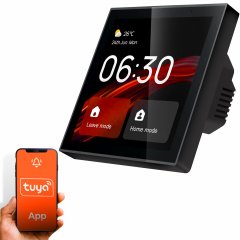 Panel kontrolny Zigbee / Tuya MAGNETIC czarny MA0015 MaxLight