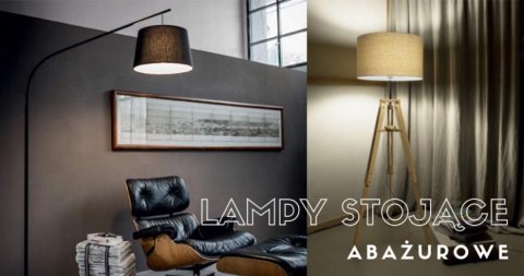 Abażurowe lampy podłogowe