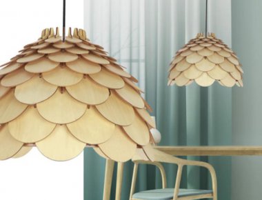 Lampy z drewna – żyrandole