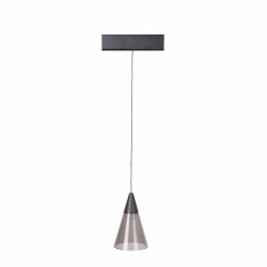 Lampa wisząca szynowa LED 6W Klosz Wiszący On / Off MAGNETIC czarna M0015N MaxLight