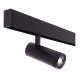 Lampa reflektor spot szynowy LED 13W Reflektor Zoom On/Off MAGNETIC czarna M0013N MaxLight