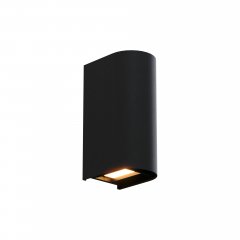 Lampa natynkowa ścienna LED 12W czarna IP65 BADIA W0469 MaxLight