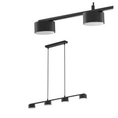 Lampa wisząca DALLAS BLACK 6244 TK Lighting