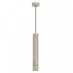 Beżowa lampa wisząca tuba TIBIA BUBLE 5736 Luminex