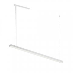 Biała liniowa lampa wisząca listwa LED 30W 4000K 150 cm HIATE 1855 Antigo