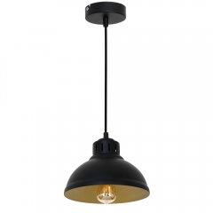 Czarna lampa wisząca SVEN 9142 Luminex