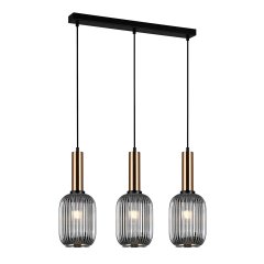 Lampa wisząca Antiola PND-5588-3M-BRO + SG Italux