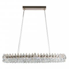 Lampa wisząca LED 120W BARLETTA OVAL przezroczysta AZ6905 Azzardo