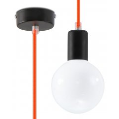 Lampa wisząca EDISON Pomarańczowa SL.0154 Sollux