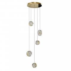 Lampa wisząca LED 30W EUFORIA złota AZ6738 Azzardo